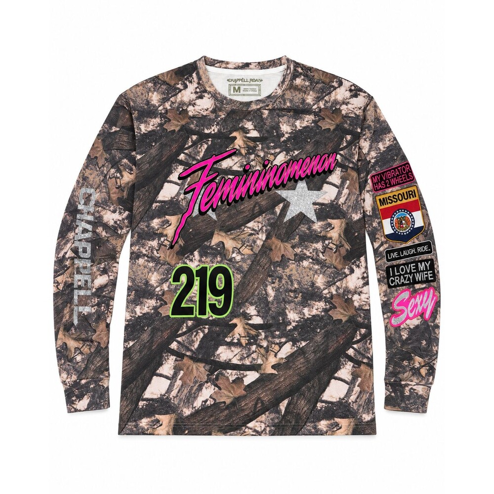 Chappell Roan Femininomenon Camo Long Sleeve Shirt M 219 Midwest Princess Moto